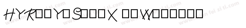 HYRuiYiSongX 75W字体转换